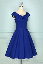 Load image into Gallery viewer, 1950s Royal Blue Dress