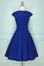Load image into Gallery viewer, 1950s Royal Blue Dress