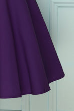 Load image into Gallery viewer, 1950s Purple Dress