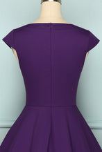 Load image into Gallery viewer, 1950s Purple Dress