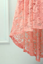 Load image into Gallery viewer, Asymmetrical Blush Lace Dress
