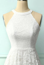 Load image into Gallery viewer, Asymmetric White Lace Dress
