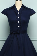 Load image into Gallery viewer, 1950s Navy Swing - ZAPAKA