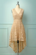 Load image into Gallery viewer, Asymmetrical Champagne Dress