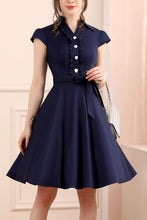 Load image into Gallery viewer, 1950s Navy Blue Swing