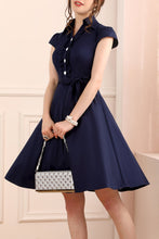 Load image into Gallery viewer, 1950s Navy Blue Swing
