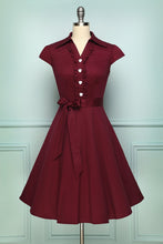 Load image into Gallery viewer, 50s Burgundy Swing