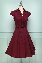 Load image into Gallery viewer, 50s Burgundy Swing