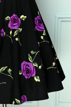 Load image into Gallery viewer, 1950s V Neck Purple