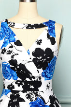 Load image into Gallery viewer, 1950s V Neck Floral
