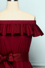 Load image into Gallery viewer, 1950s Burgundy Solid