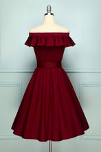 Load image into Gallery viewer, 1950s Burgundy Solid