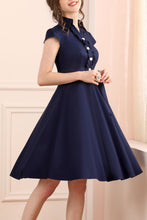 Load image into Gallery viewer, 1950s Navy Blue Swing