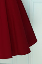Load image into Gallery viewer, 1950s Burgundy Dress
