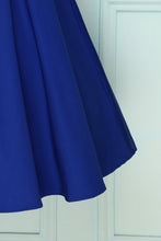 Load image into Gallery viewer, 1950s Royal Blue Dress
