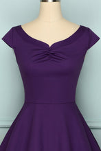 Load image into Gallery viewer, 1950s Purple Dress
