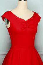Load image into Gallery viewer, 1950s Red Dress

