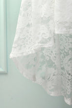 Load image into Gallery viewer, Asymmetric White Lace Dress
