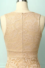 Load image into Gallery viewer, Asymmetrical Champagne Dress
