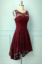 Load image into Gallery viewer, Asymmetrical Burgundy Lace - ZAPAKA
